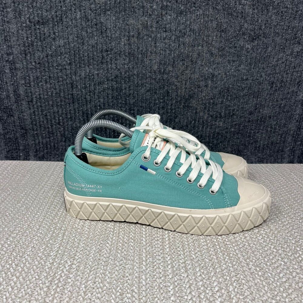 Palladium Palla Ace CVS ORG Organic Sneakers Sea Green White Women’s 8